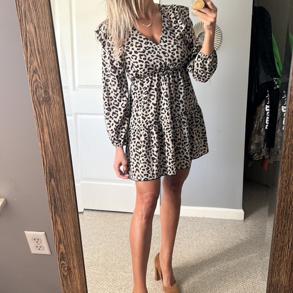 Leopard Print Dress - Picture 4 of 5